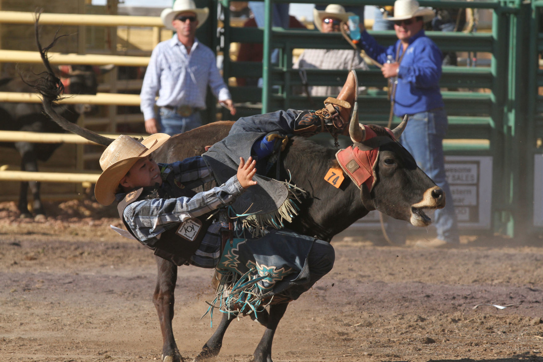 Lil’ Deuces Rodeo packs steer power
